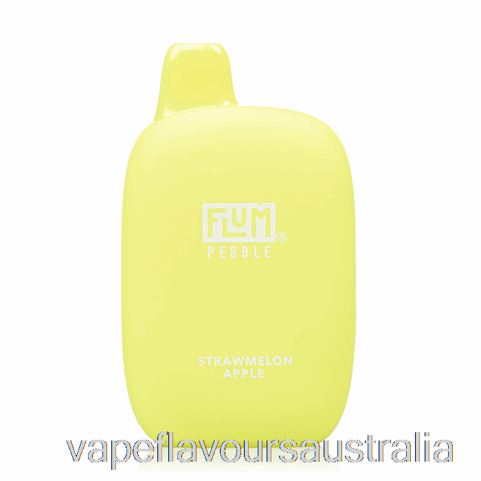 Vape Nicotine Australia Flum Pebble 6000 Disposable Strawmelon Apple